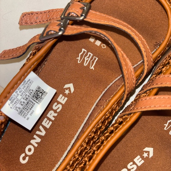 Converse Tan Woven Mary Jane Shoes - Picture 4 of 4